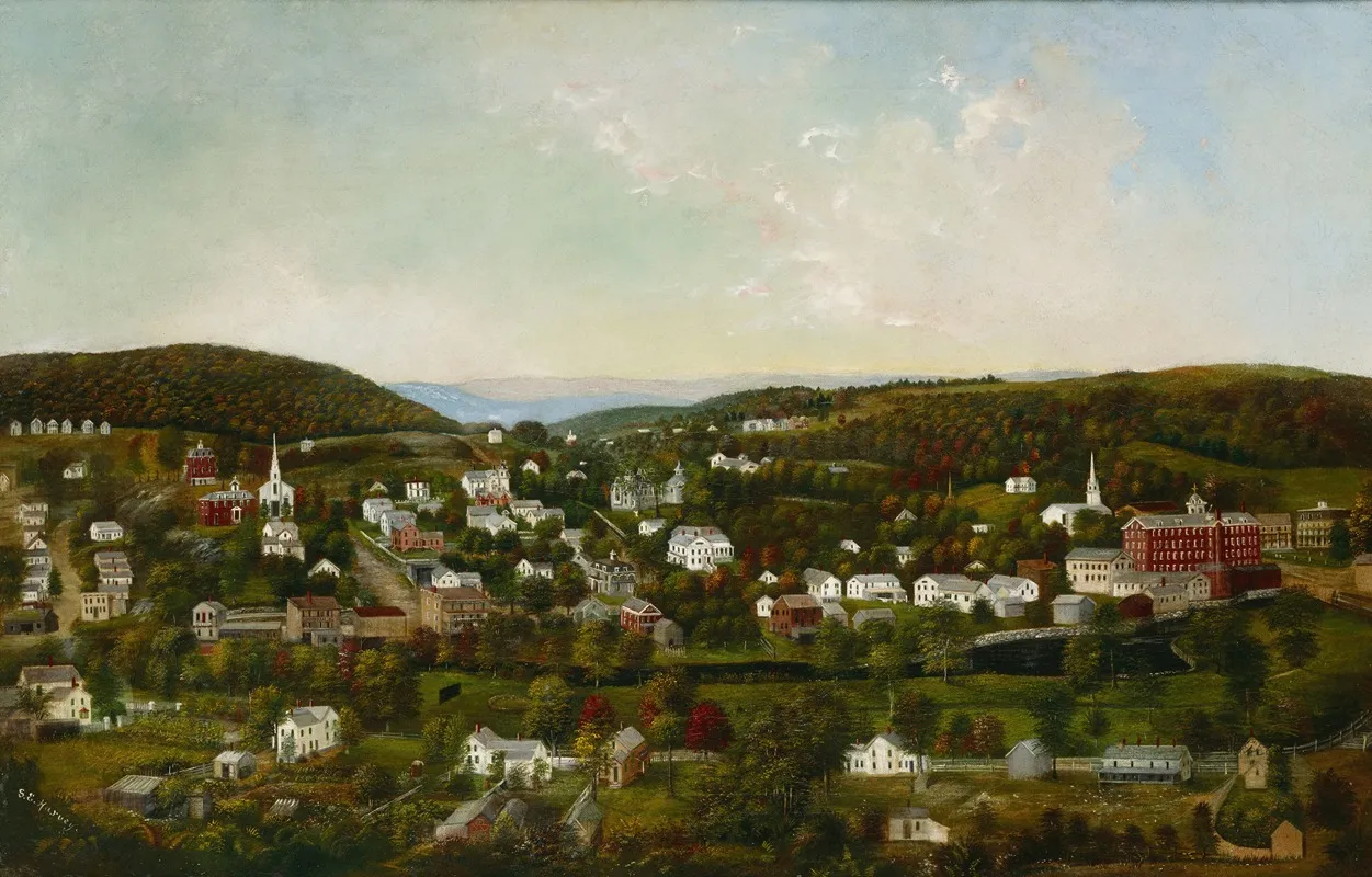 Winsted Connecticut Wall Art by Sarah E. Harvey - High-Resolution Digital Print