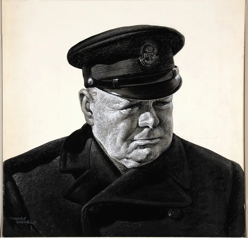 Winston Churchill In Trinity House Uniform