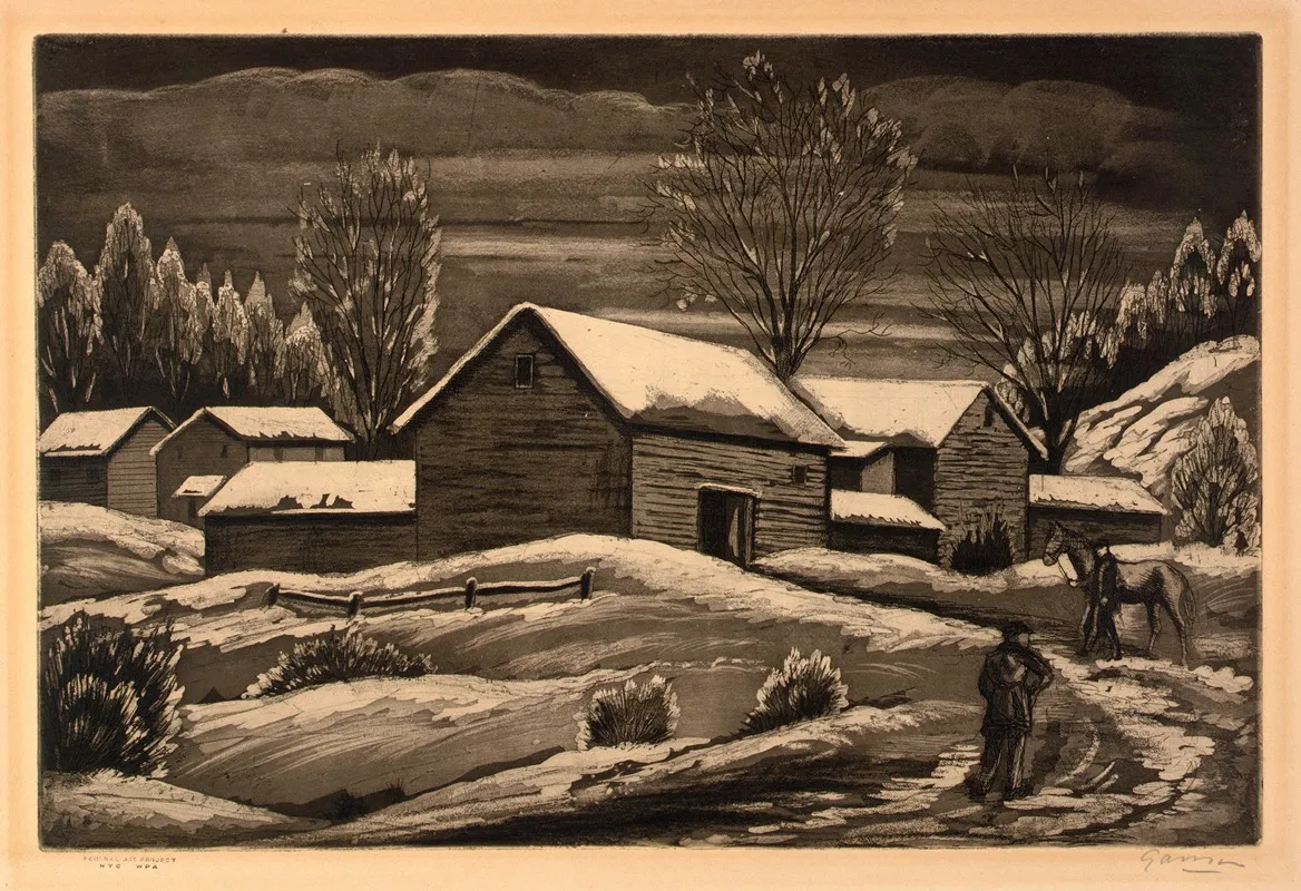 Winter 42 Wall Art by Emil Ganso - High-Resolution Digital Print