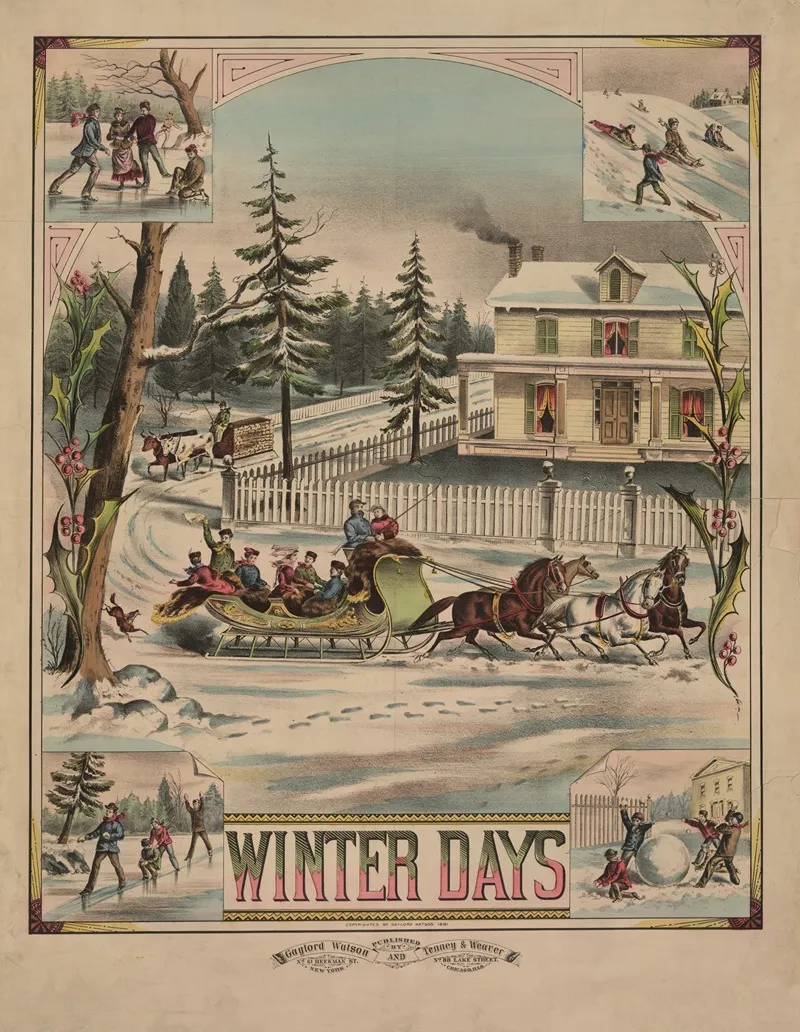 Winter Dayse Wall Art by Gaylord Watson - High-Resolution Digital Print