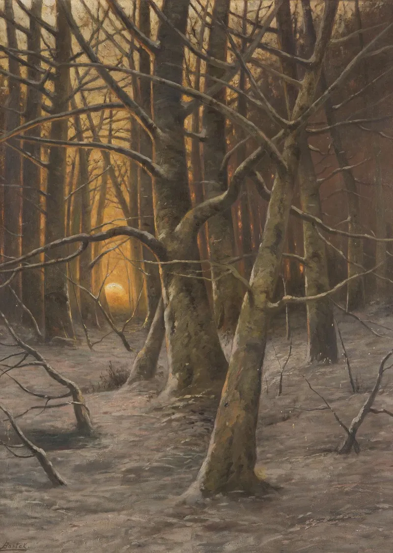 Winter Early Evening