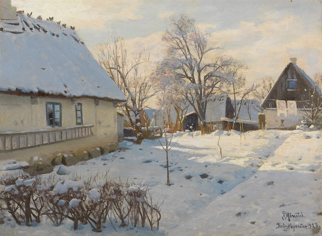 Winter In Brondbyvester In Danemark