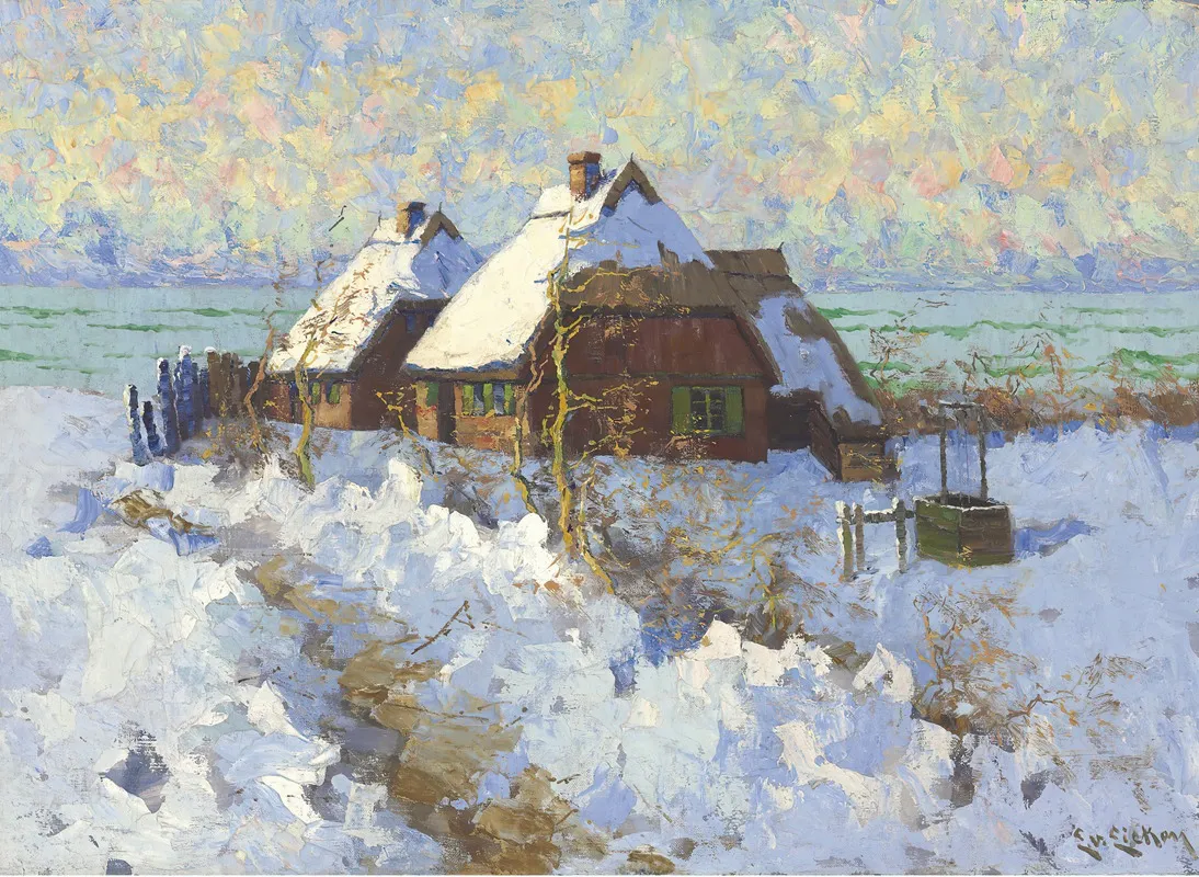 Winter Landscape 14 Wall Art by Elisabeth von Eicken - High-Resolution Digital Print