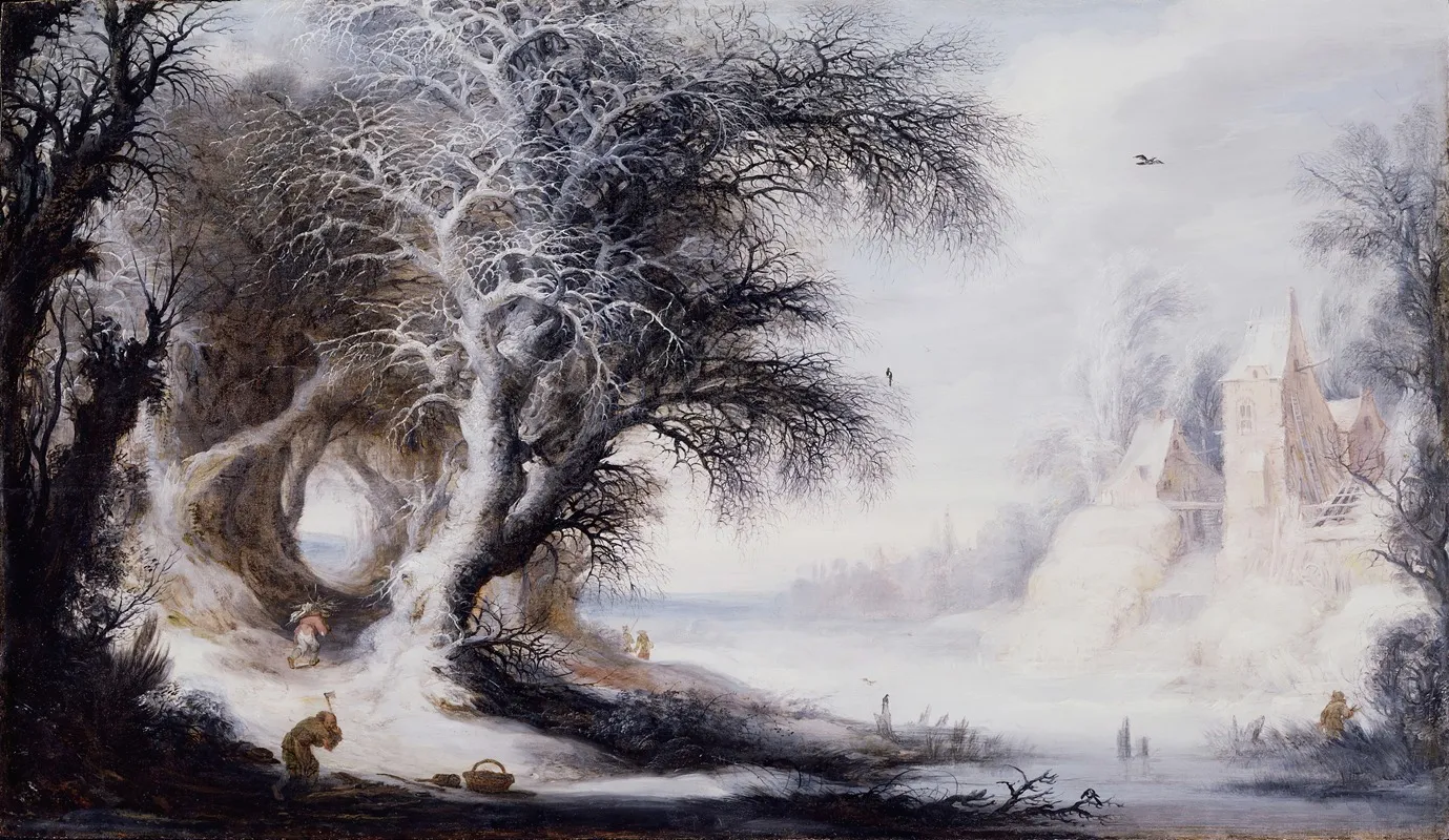 Winter Landscape 28 Wall Art by Gijsbrecht Leytens - High-Resolution Digital Print