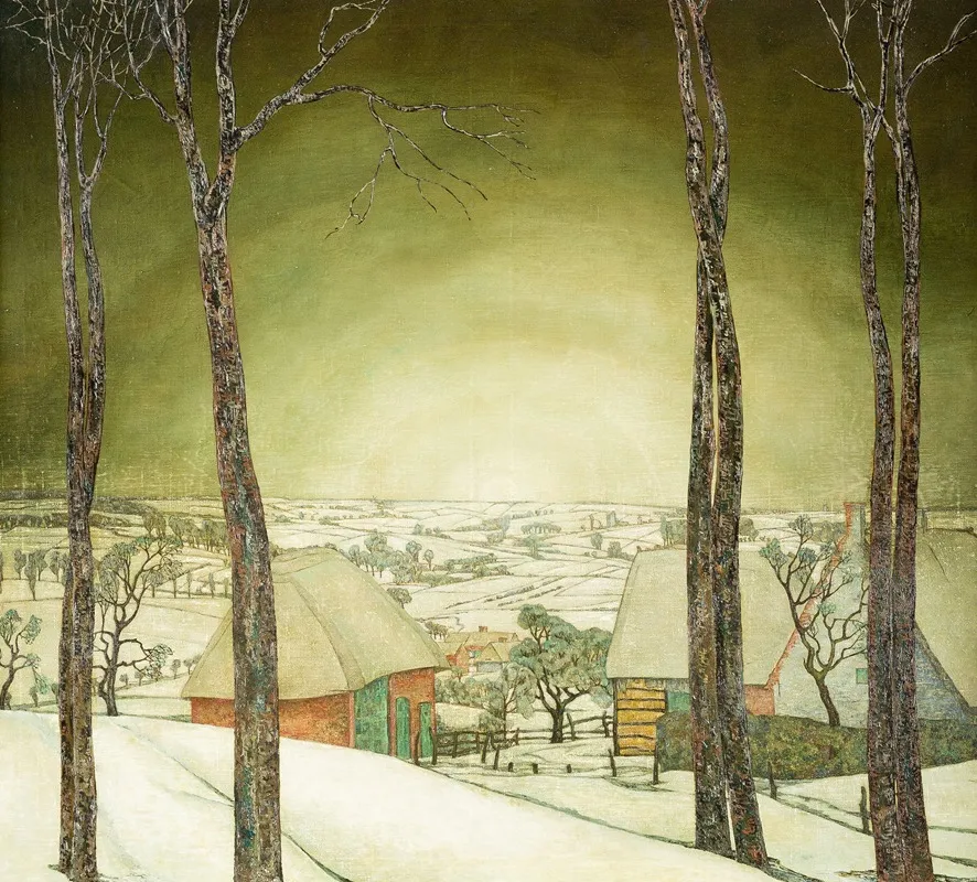 Winter Landscape 61 Wall Art by Valerius De Saedeleer - High-Resolution Digital Print