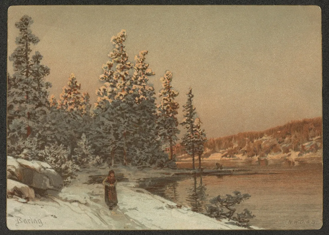 Winter Landscape 88 Wall Art by Philip Barlag - High-Resolution Digital Print