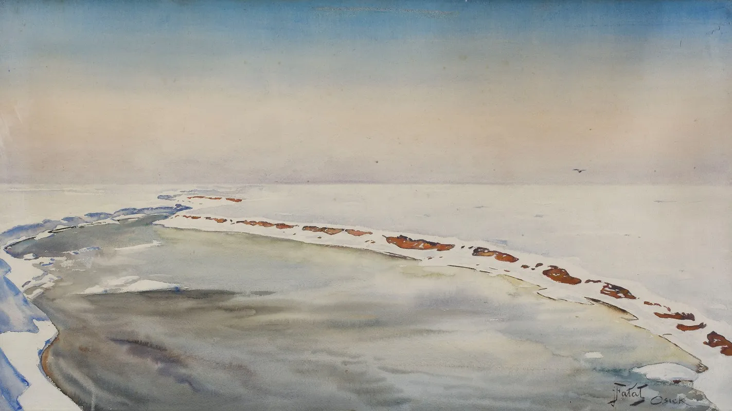 Winter Landscape From Osiek Wall Art by Julian Falat - High-Resolution Digital Print