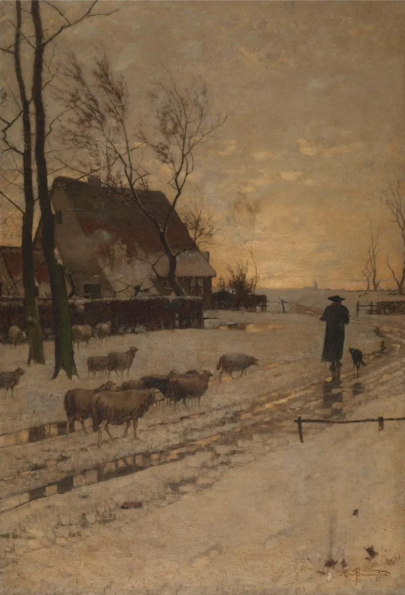 Winter Landscape Near Dusseldorf