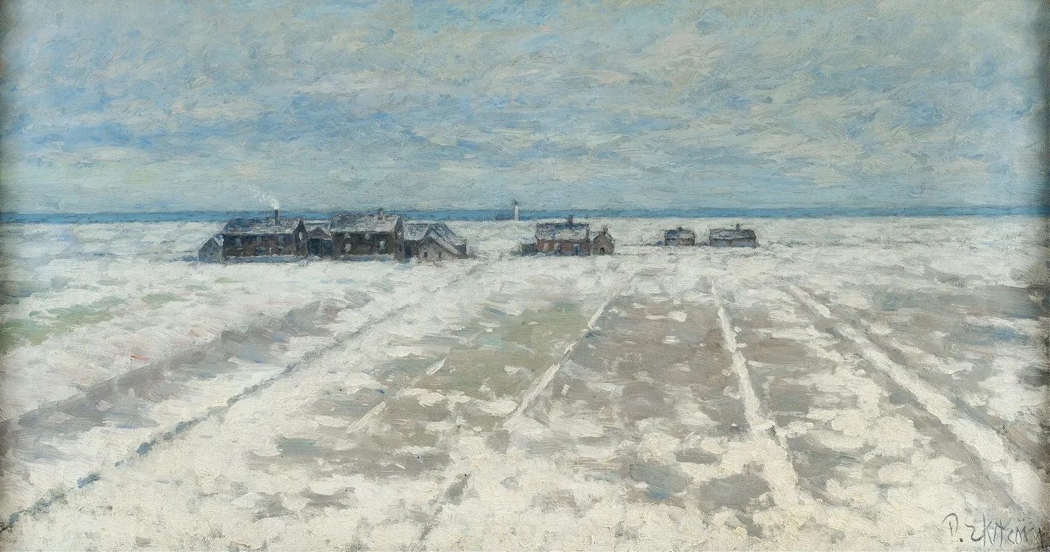 Winter Landscape Oland Scene