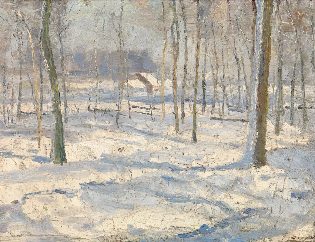 Winter Landscape Sketch
