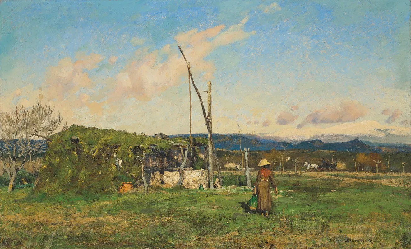 Winter Morning In The Riviera At The Well