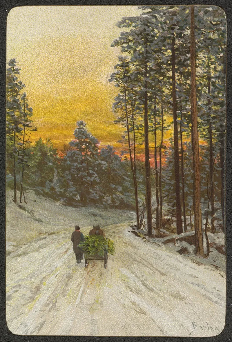 Winter Motif 10 Wall Art by Philip Barlag - High-Resolution Digital Print