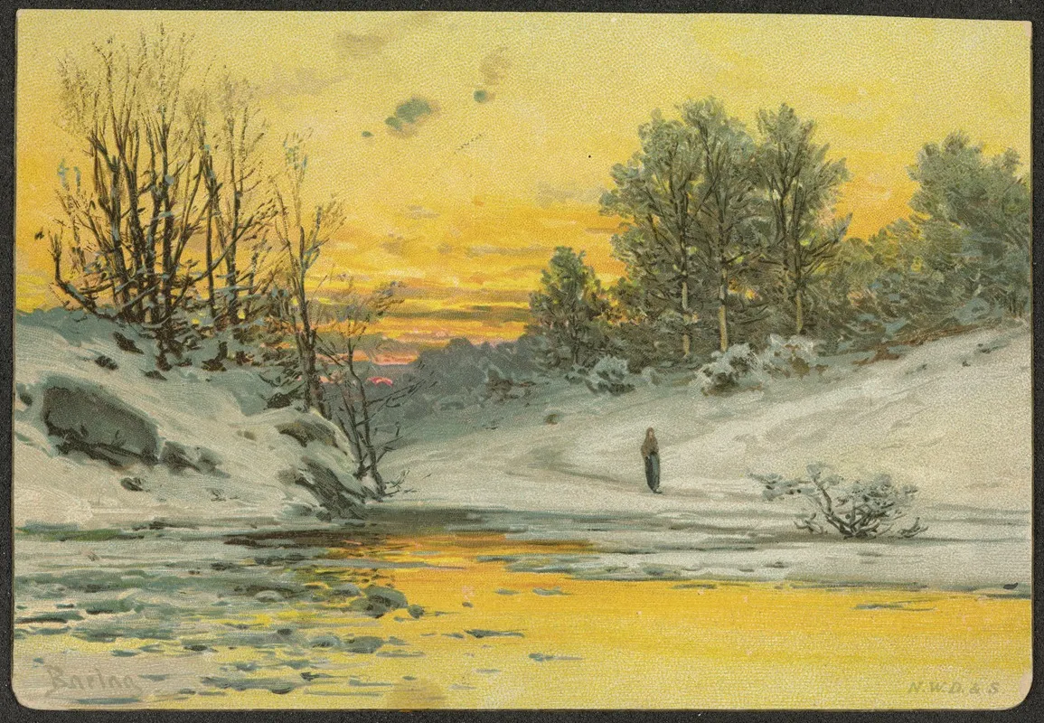 Winter Motif 11 Wall Art by Philip Barlag - High-Resolution Digital Print