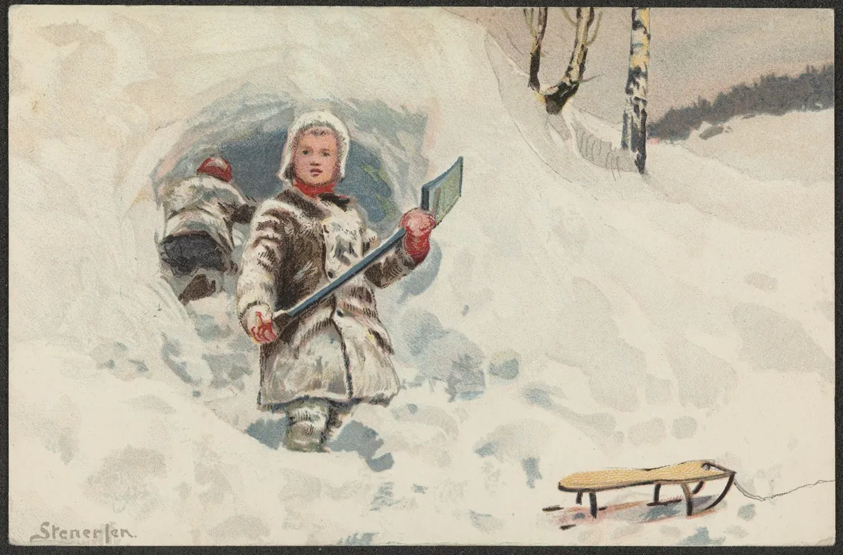 Winter Motif 6 Wall Art by Gudmund Stenersen - High-Resolution Digital Print