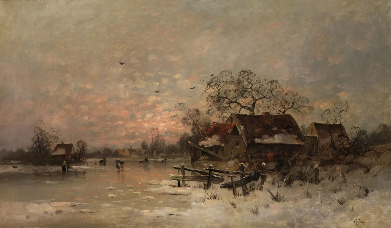 Winterlandschaft 8 Wall Art by Otto Fedder - High-Resolution Digital Print