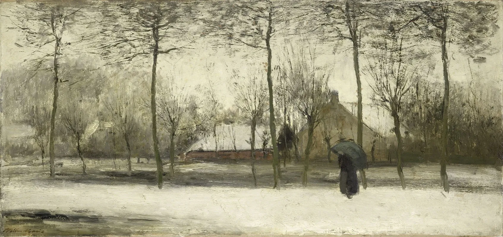 Winterlandschap 2 Wall Art by Willem Maris - High-Resolution Digital Print