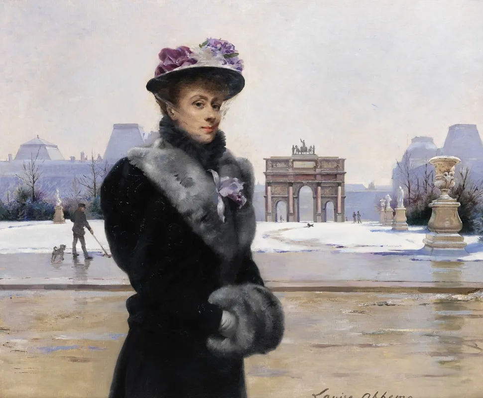 Winterspaziergang In Paris
