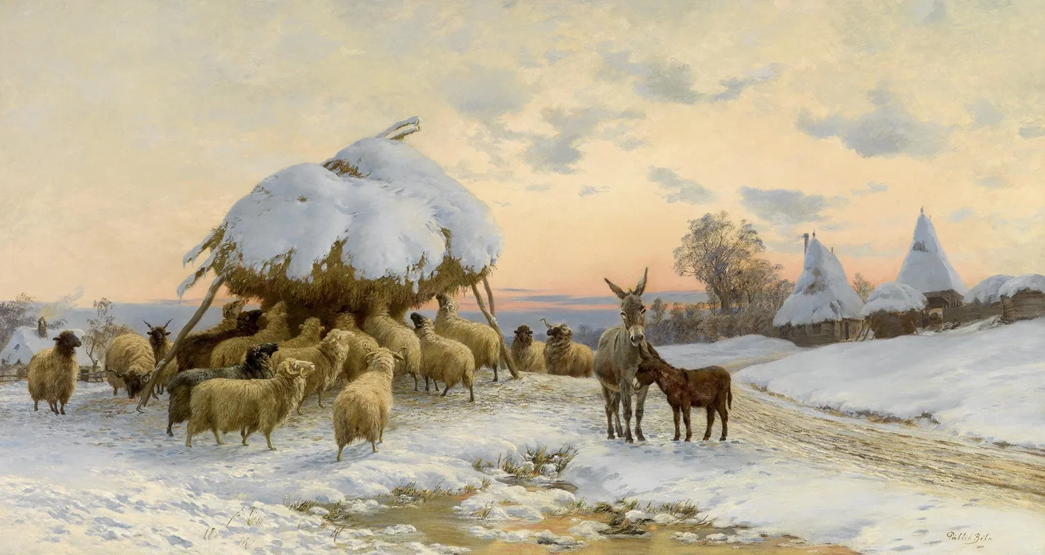 Winterzeit Wall Art by Béla Pállik - High-Resolution Digital Print