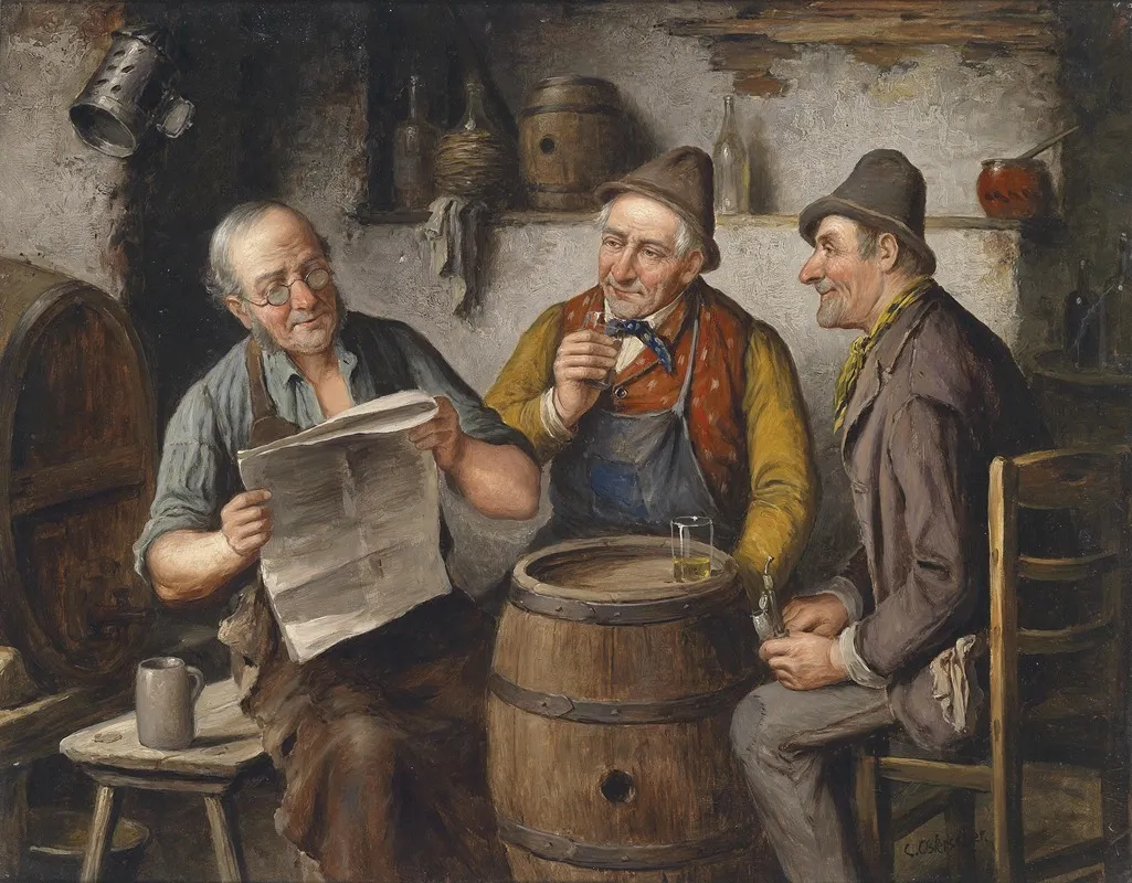 Wirtshauspolitik Wall Art by Carl Ostersetzer - High-Resolution Digital Print