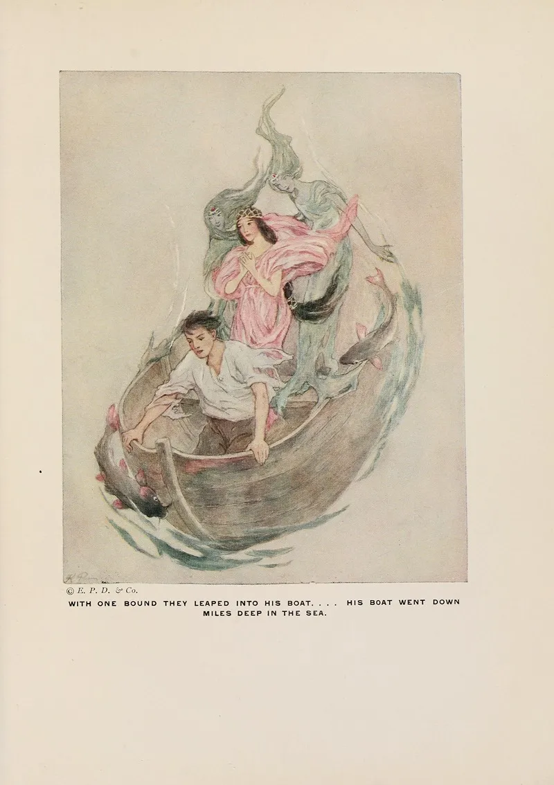 With One Bound They Leaped Into His Boat