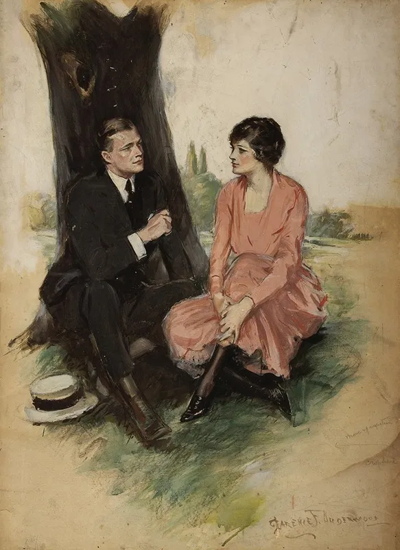 With Principals Undisclosed Wall Art by Clarence F. Underwood - High-Resolution Digital Print