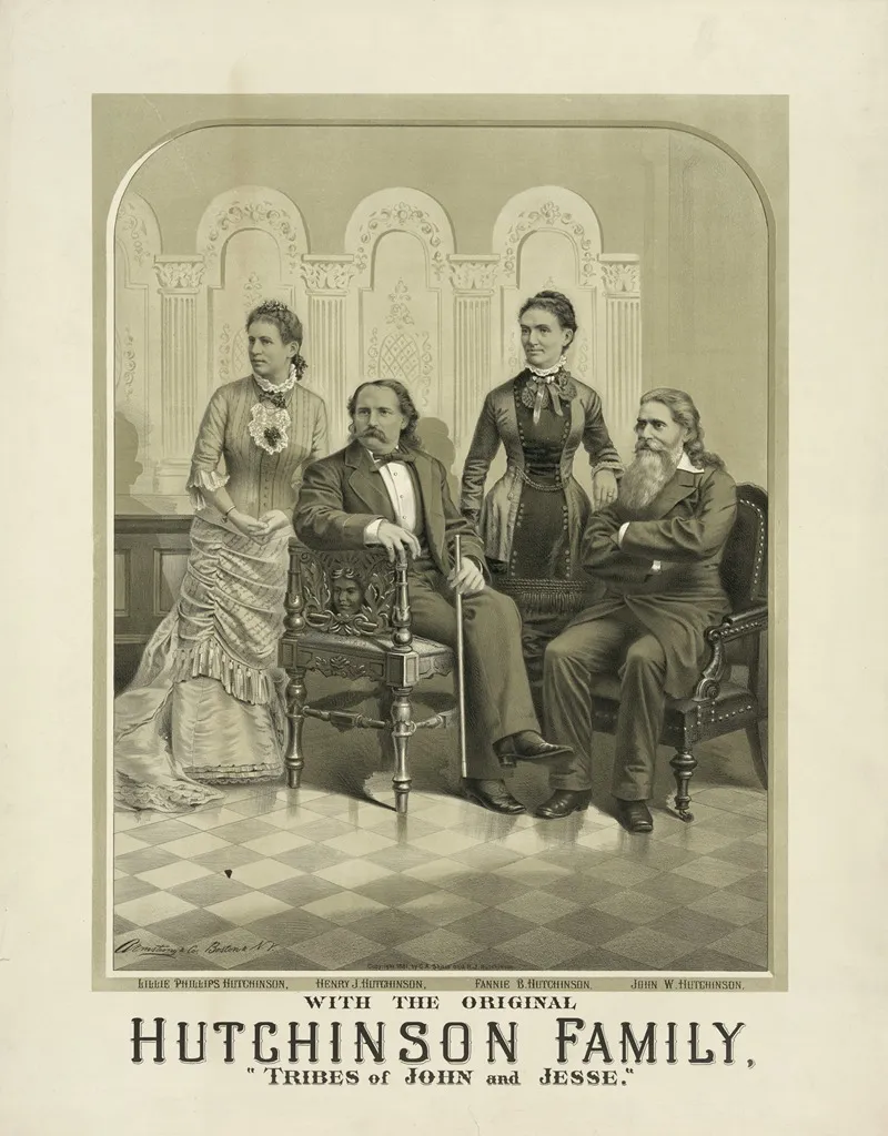 With The Original Hutchinson Family Tribes Of John And Jesse