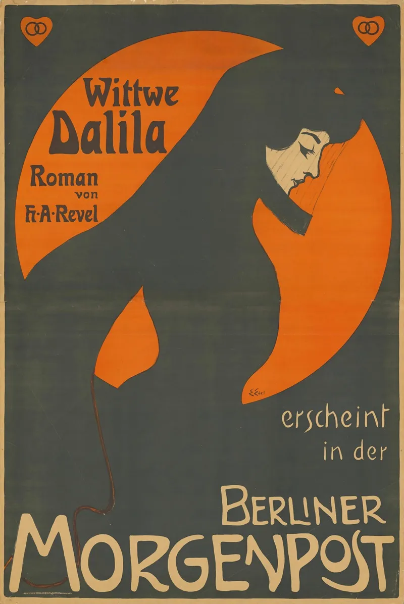 Witwe Dalila Roman In Der Morgenpost Wall Art by Edmund Edel - High-Resolution Digital Print