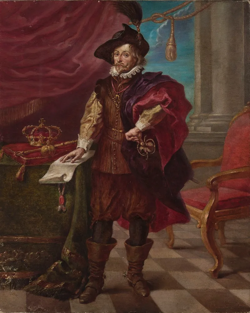 Wladyslaw Iv Vasa Portrait Project Wall Art by Feliks Cichocki - High-Resolution Digital Print
