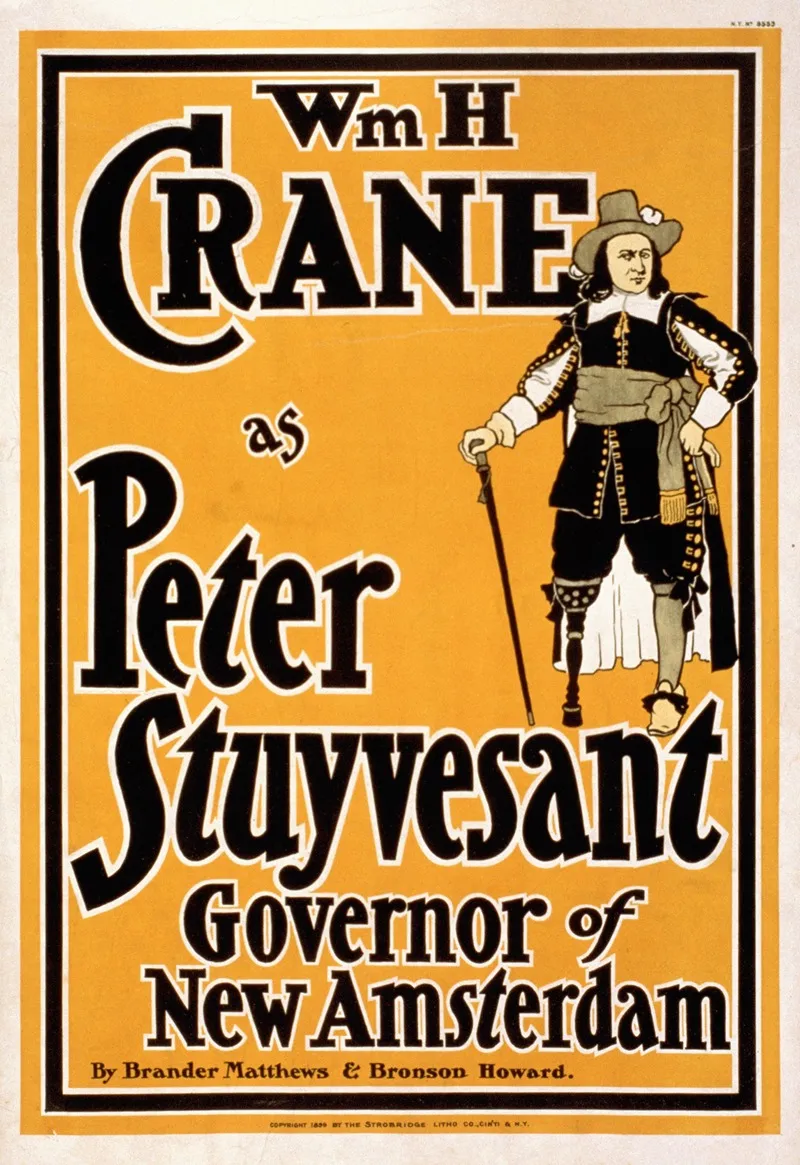 Wm H Crane As Peter Stuyvesant Governor Of New Amsterdam 2