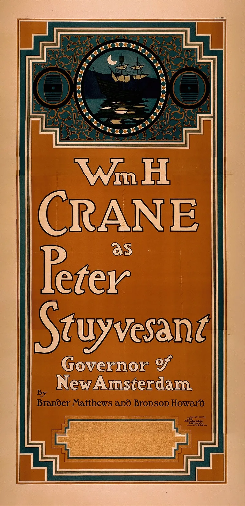 Wm H Crane As Peter Stuyvesant Governor Of New Amsterdam