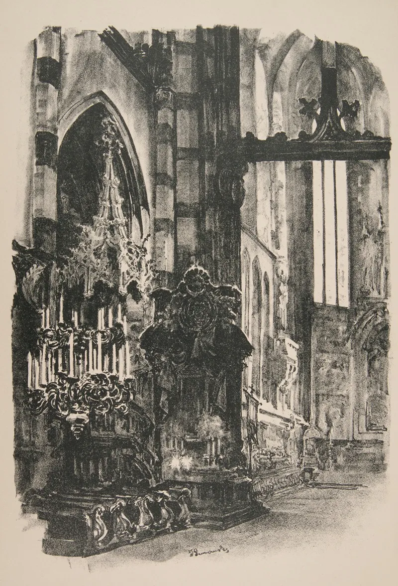 Wnetrze Kosciola Mariackiego