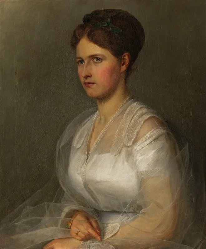 Wohl Portrat Der Viktoria Grafin Von Mensdorff Pouilly Wall Art by Kasper Kögler - High-Resolution Digital Print