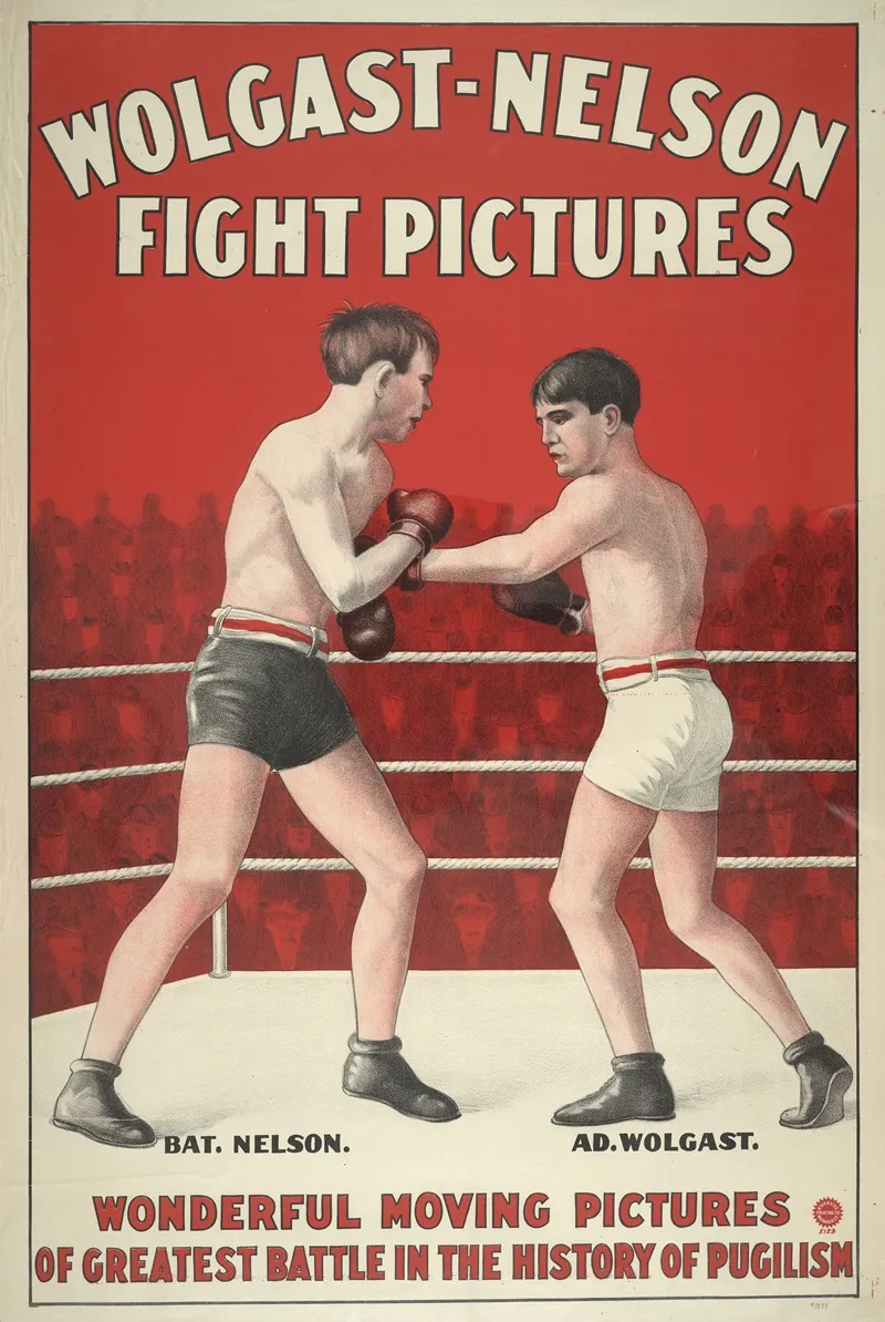 Wolgast Nelson Fight Pictures Wonderful Moving Pictures Of The Greatest Battle In The History Of Pugilism Wall Art by Anonymous - High-Resolution Digital Print