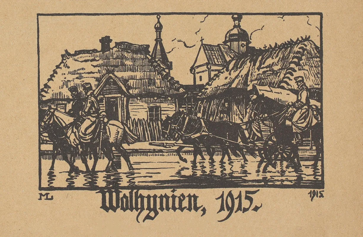 Wolhynien 1915 Wall Art by Maximilian Liebenwein - High-Resolution Digital Print
