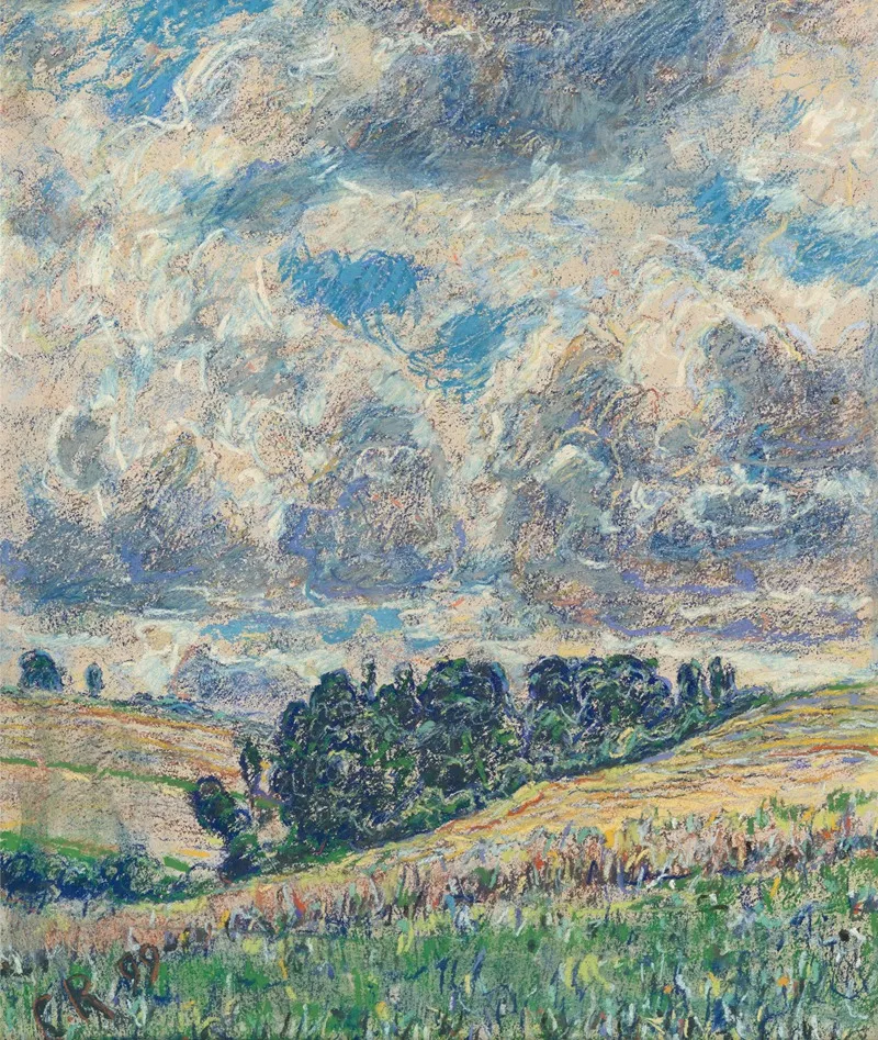 Wolken 5 Wall Art by Christian Rohlfs - High-Resolution Digital Print