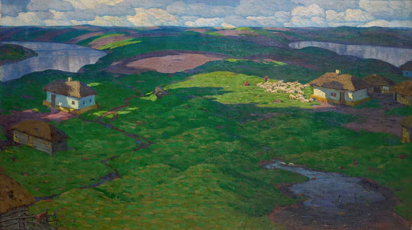 Wolkenschatten 2 Wall Art by Viktor Sarubin - High-Resolution Digital Print