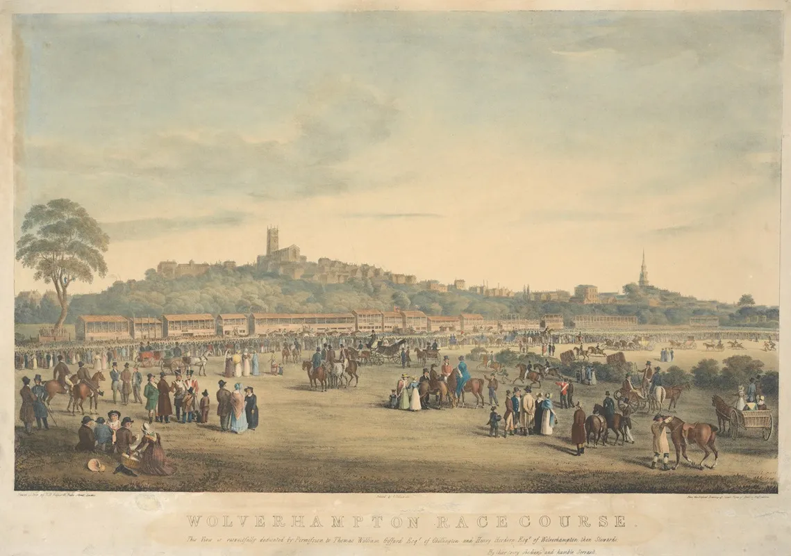 Wolverhampton Race Course Wall Art by Thomas Mann Baynes - High-Resolution Digital Print