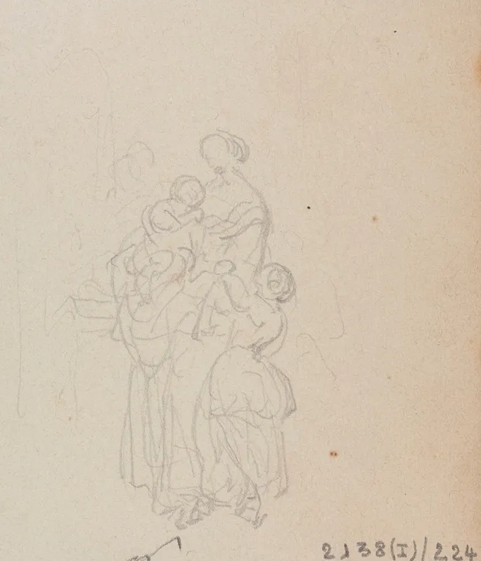 Woman And Two Children 2