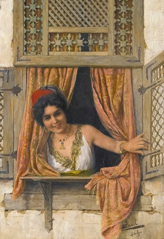 Woman At A Window 3