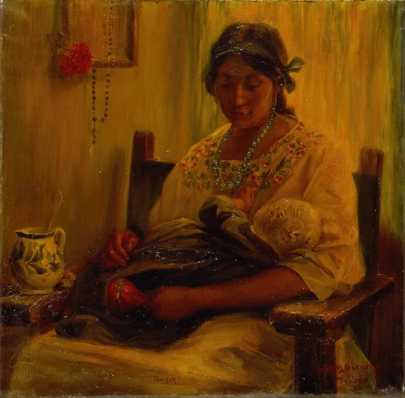 Woman From Tehuantepec Wall Art by Germán Gedovius - High-Resolution Digital Print