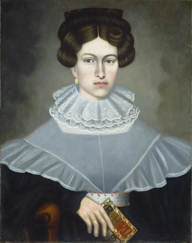 Woman Holding A Book