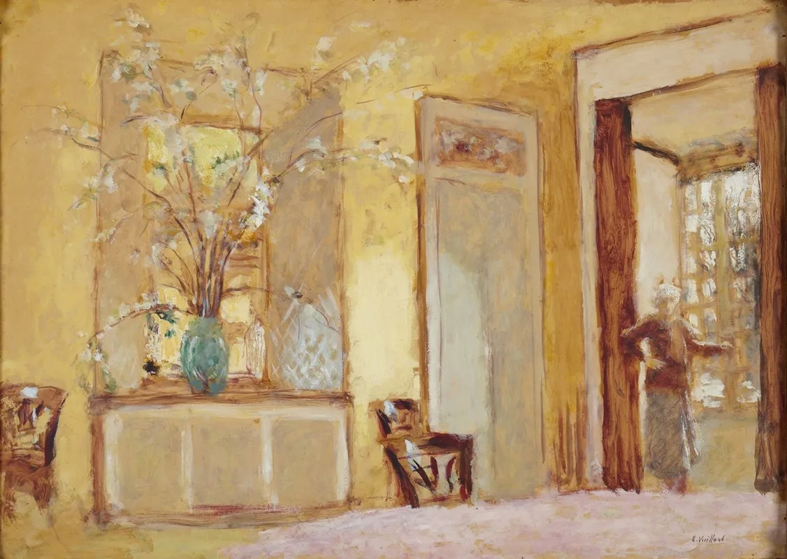 Woman In An Interior Madame Hessel At Les Clayes