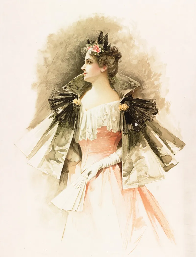 Woman In Evening Wear