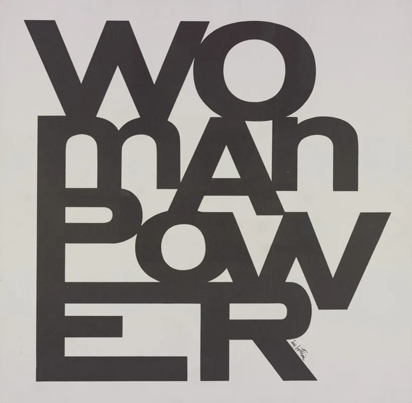 Woman Power Wall Art by Ivy Bottin - High-Resolution Digital Print