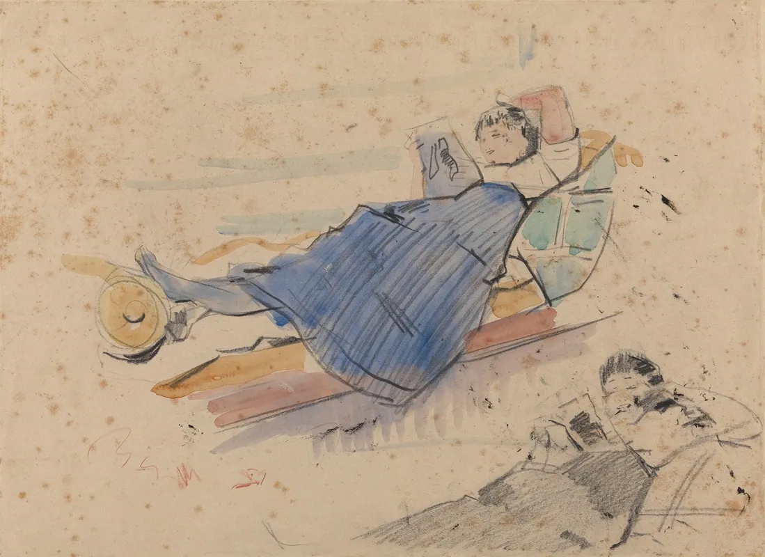 Woman Reading 11 Wall Art by Rik Wouters - High-Resolution Digital Print