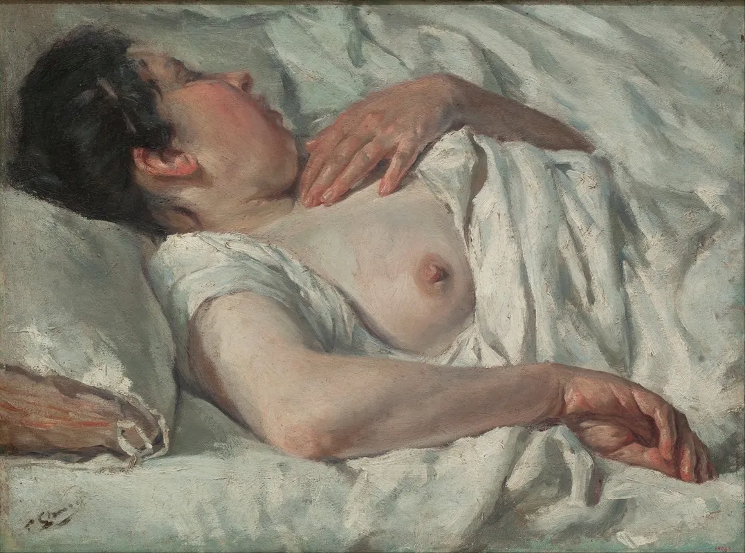 Woman Sleeping Wall Art by Francesc Gimeno - High-Resolution Digital Print