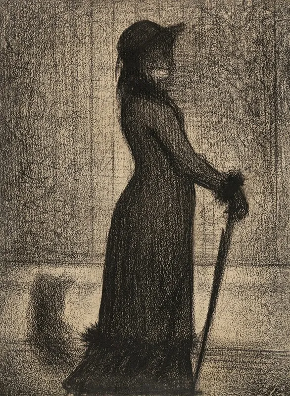 Woman Strolling Une Elegante