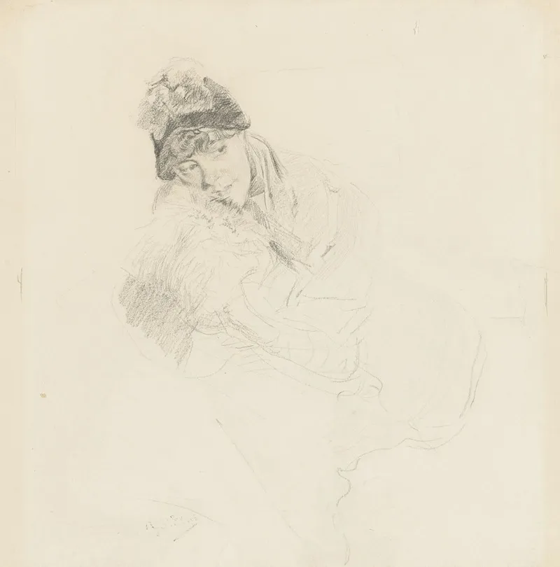Woman Wearing A Hat 2