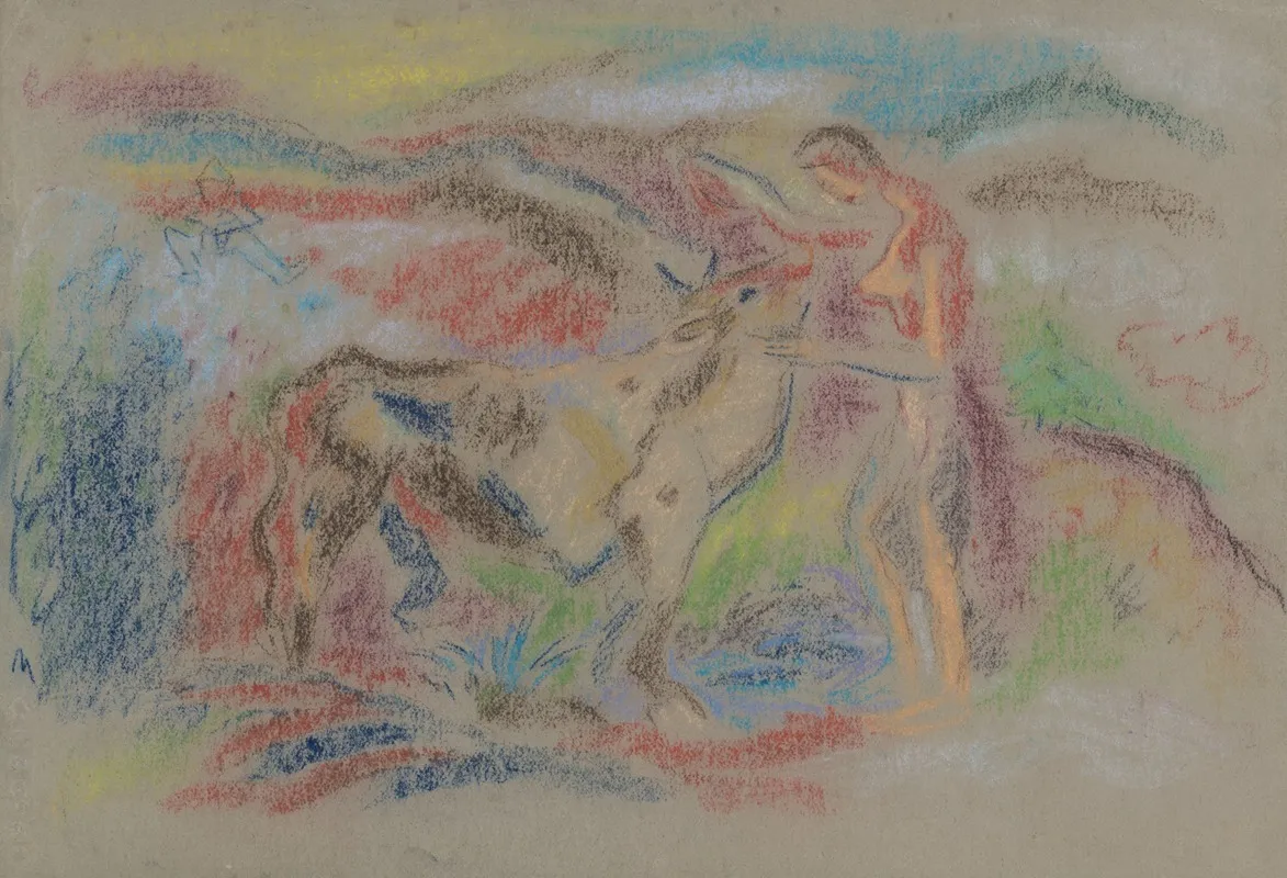 Woman With A Cow