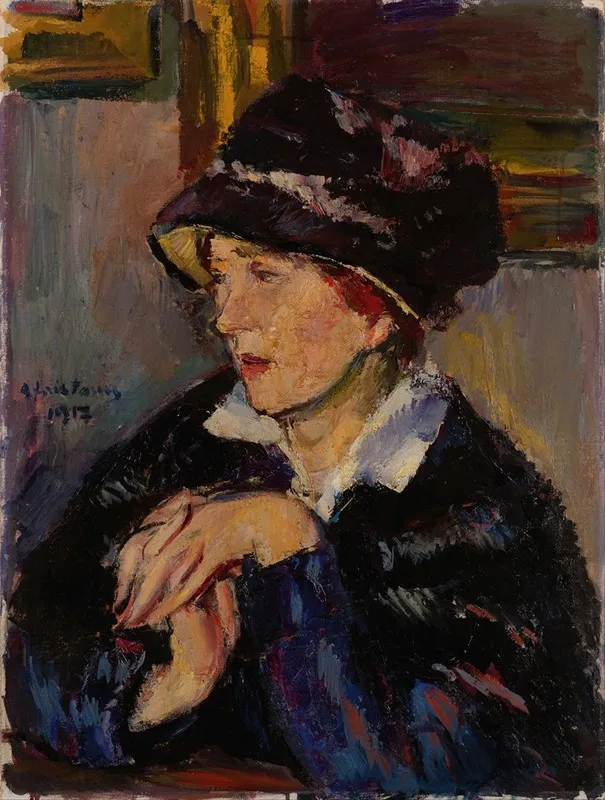 Woman With A Dark Hat